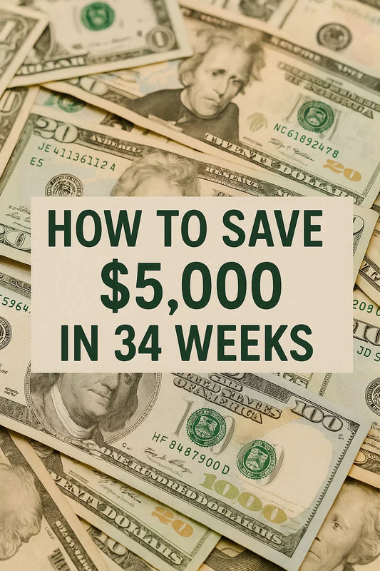 How to Save $5,000 in 34 Weeks: A Step-by-Step Plan